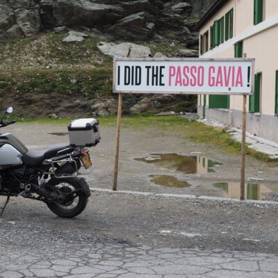 Italië met Stelvio Motorreizen I did the passo Gavia