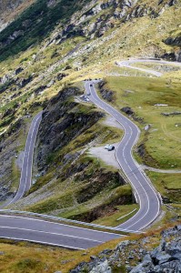 Bochtige wegen Transfagarassan Roemenië met Stelvio Motorreizen